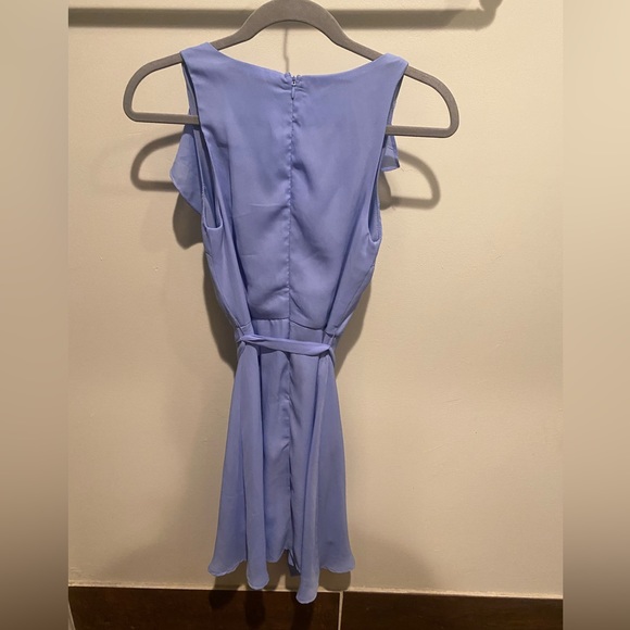 Periwinkle Ruffle Dress - Picture 2 of 2